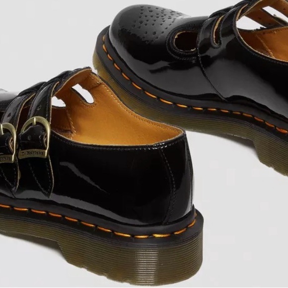 Dr Martens Patent Leather Mary Jane Shoes - black NWOT EU 38 US 7 - Picture 5 of 9
